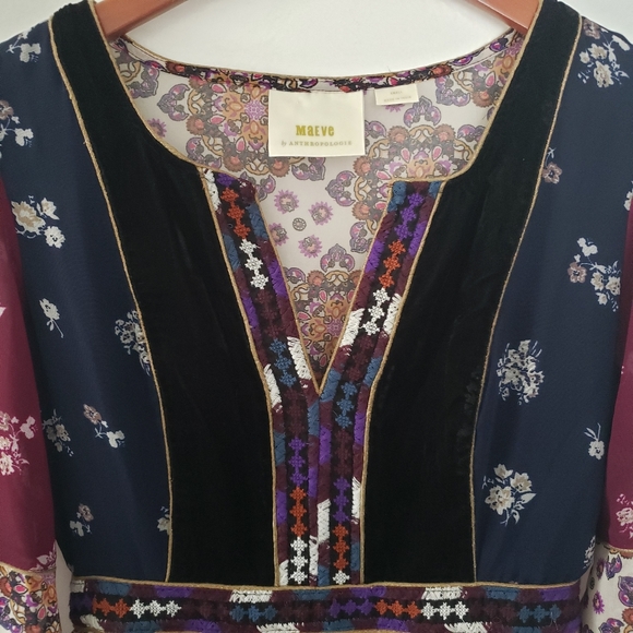 Anthropologie Maeve Quartier Latin Dress Size S - Picture 2 of 8